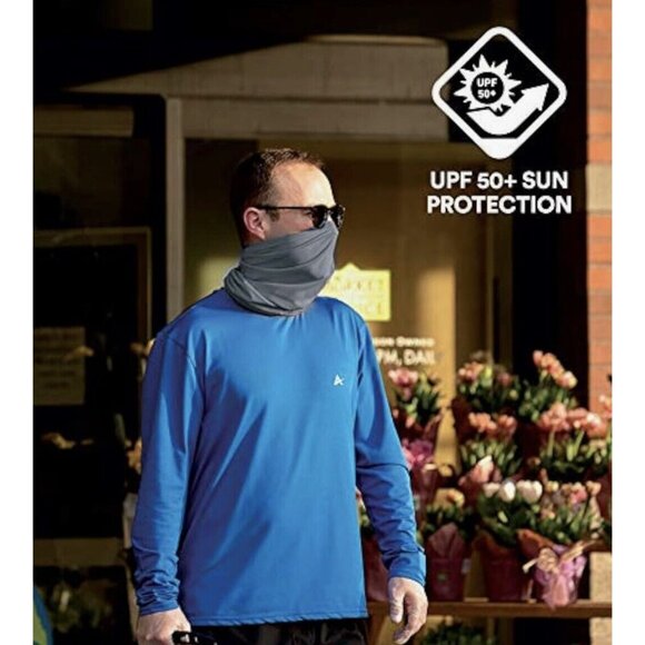 Arctic Cool Multifunctional Reusable Cooling Face Gaiter Mask Cover Blue NEW - Picture 6 of 9